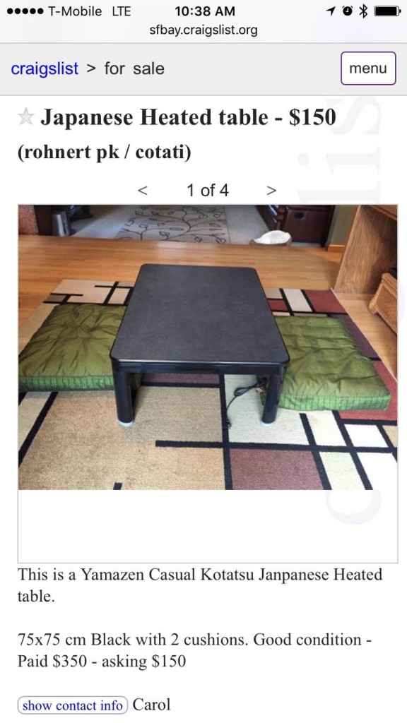 kotatsu list